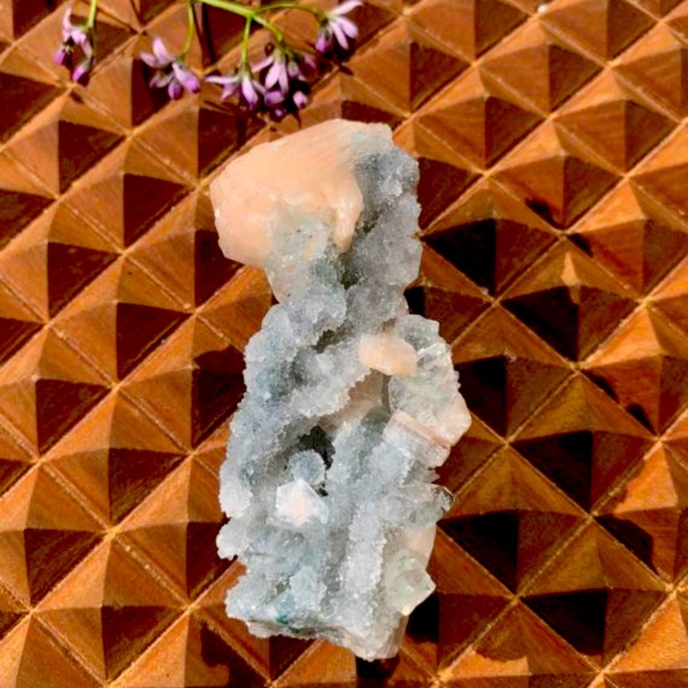 Dreaming Child Apophyllite, Stilbite, Chalcedony
